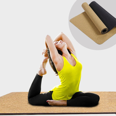 Natural Cork TPE Yoga Mat