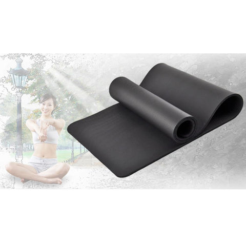 15mm Yoga Mat Thick NBR Pure Color Anti-skid